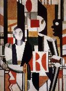 Fernard Leger The man in the City painting